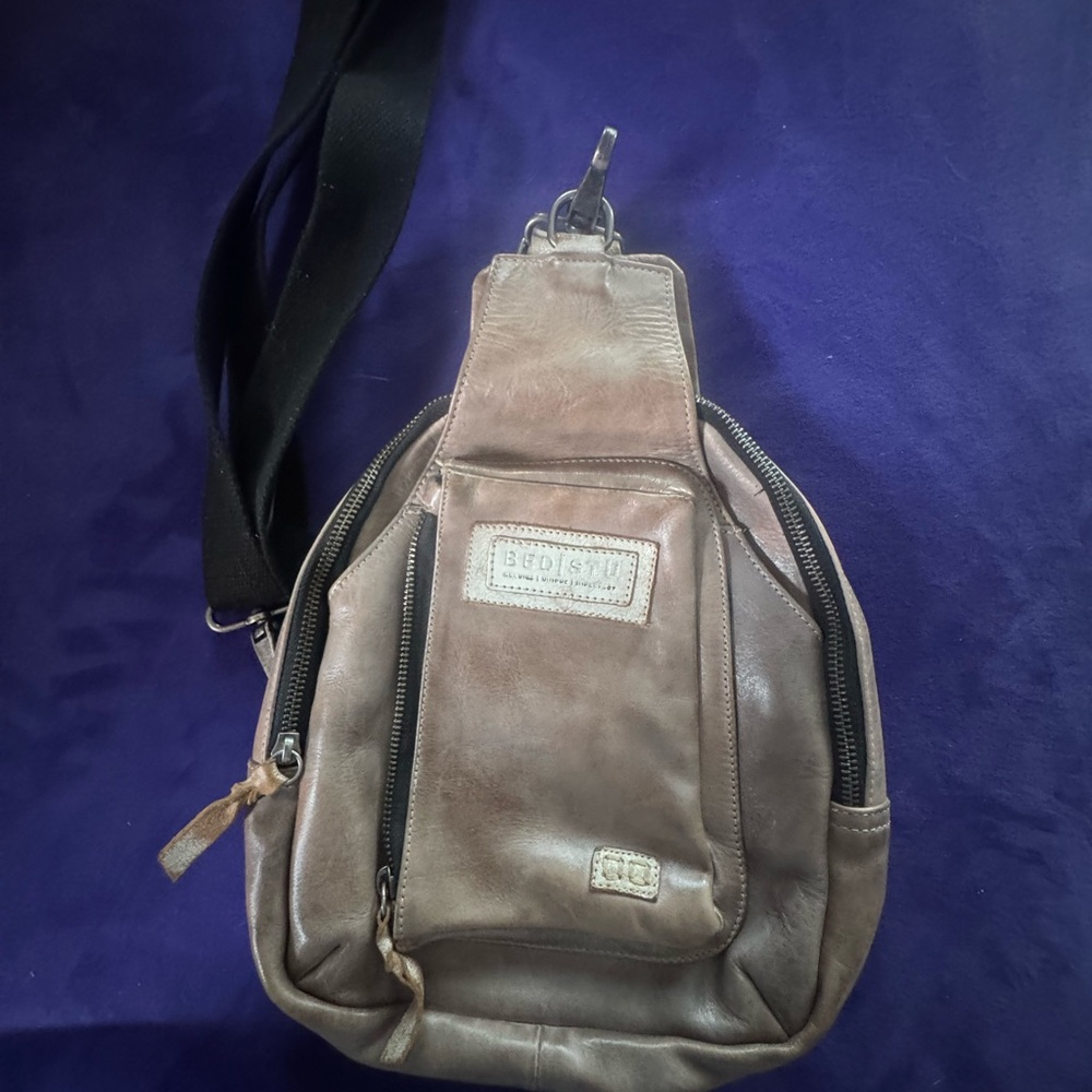 Bed Stu Brown Leather Backpack Beau